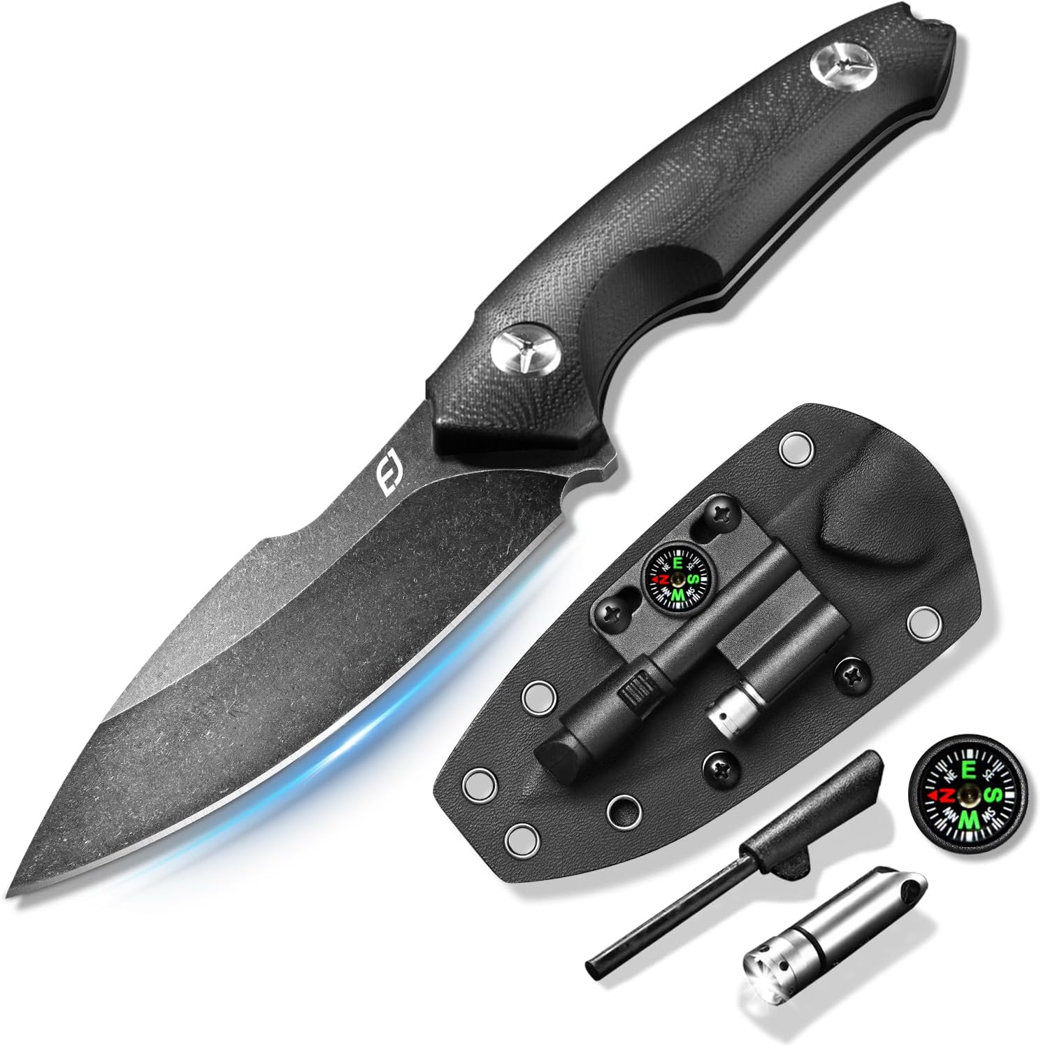 Fixed Blade Camping Knife with Sheath